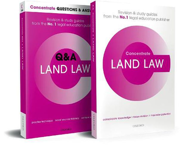 Cover image for Land Law Revision Concentrate Pack: Law Revision and Study Guide