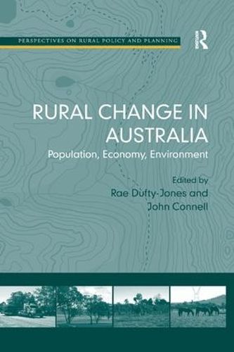 Cover image for Rural Change in Australia: Population, Economy, Environment