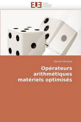 Cover image for Oprateurs Arithmtiques Matriels Optimiss