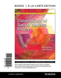 Cover image for Dimensions of Social Welfare Policy