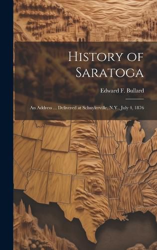 Cover image for History of Saratoga