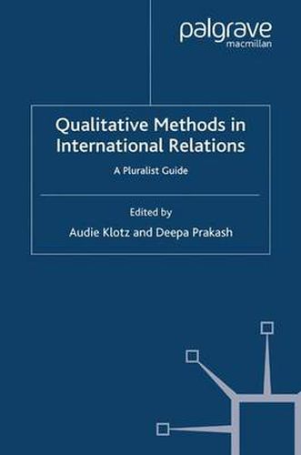 Cover image for Qualitative Methods in International Relations: A Pluralist Guide