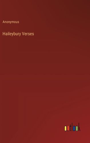 Haileybury Verses