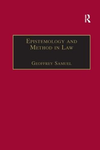 Cover image for Epistemology and Method in Law