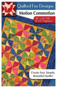 Cover image for Motion Commotion Quilt Pattern