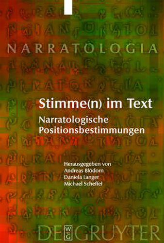 Cover image for Stimme(n) im Text: Narratologische Positionsbestimmungen