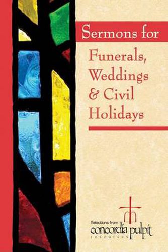 Cover image for Sermons for Funerals, Weddings, & Civil Holidays