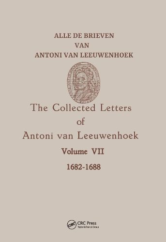 Cover image for Collected Letters Van Leeuwenhoek, Volume 7