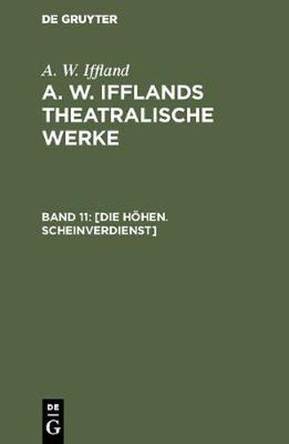 Cover image for Die Hoehen. Scheinverdienst