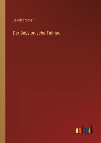 Cover image for Der Babylonische Talmud