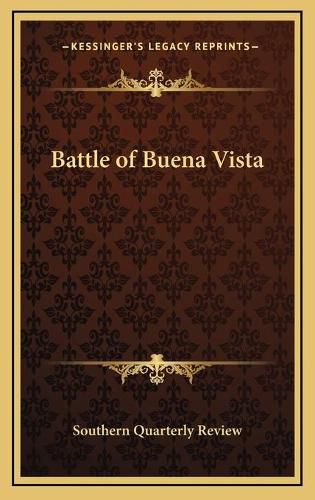 Cover image for Battle of Buena Vista