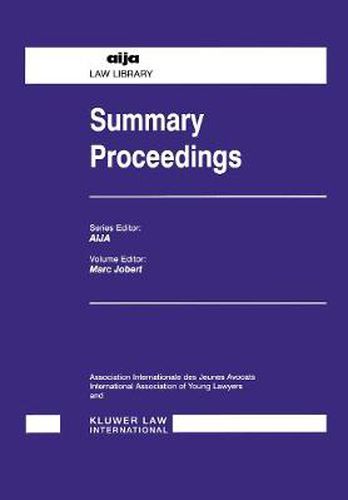 Cover image for Summary Proceedings