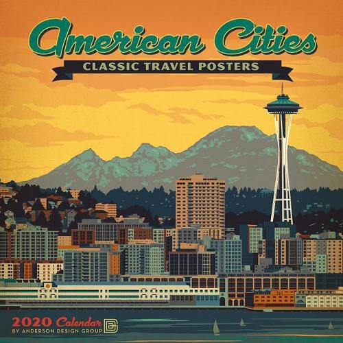 Cover image for Cal 2020-American Cities Classic Posters Wall