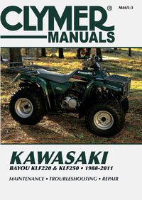 Cover image for Kawasaki Bayou Klf220 & Klf250 ATV Repair Manual