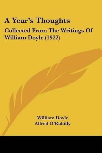 Cover image for A Year's Thoughts: Collected from the Writings of William Doyle (1922)