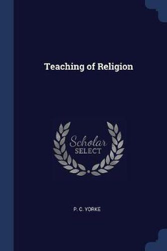 Cover image for Teaching of Religion