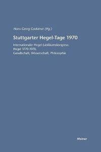 Cover image for Stuttgarter Hegel-Tage