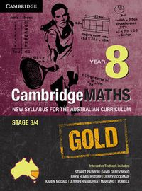 Cover image for Cambridge Mathematics Gold NSW Syllabus for the Australian Curriculum Year 8 Pack (Textbook and Interactive Textbook)