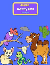 Cover image for Animals Activity Book for Kids