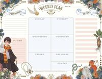 Cover image for Harry Potter: Floral Fantasy Weekly Planner Notepad