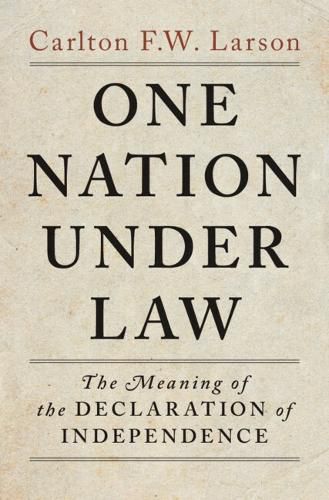 Cover image for One Nation Under Law