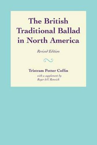 Cover image for The British Traditional Ballad in North America