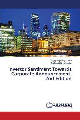 Cover image for Investor Sentiment Towards Corporate Announcement. 2nd Edition