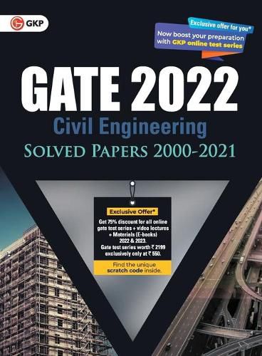 Cover image for Gate 2022 Civil Engineering Solved Papers (2000-2021)