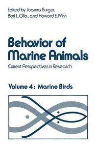 Cover image for Behavior of Marine Animals: Current Perspectives in Research. Marine Birds