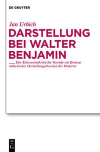 Cover image for Darstellung bei Walter Benjamin