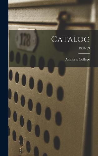 Cover image for Catalog [electronic Resource]; 1988/89