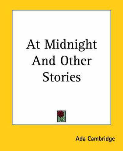 Cover image for At Midnight And Other Stories