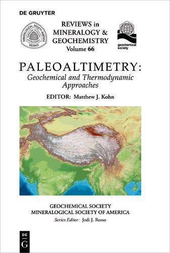 Cover image for Paleoaltimetry: Geochemical and Thermodynamic Approaches