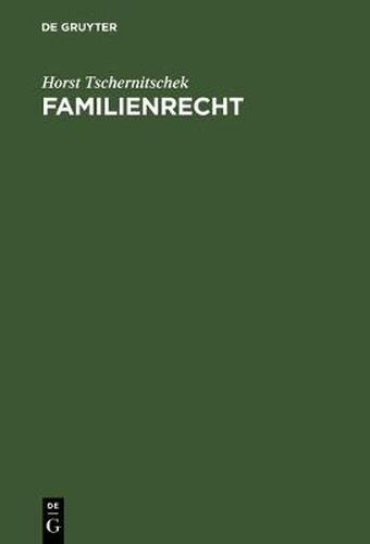 Cover image for Familienrecht