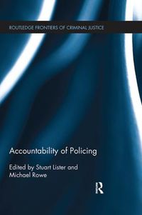 Cover image for Accountability of Policing