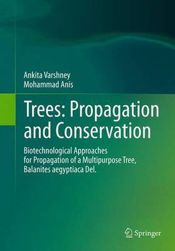 Cover image for Trees: Propagation and Conservation: Biotechnological Approaches for Propagation of a Multipurpose Tree, Balanites aegyptiaca Del.