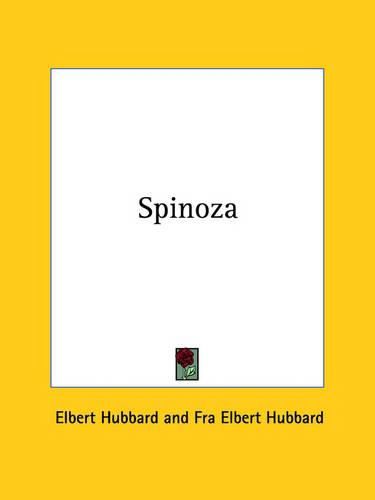 Cover image for Spinoza
