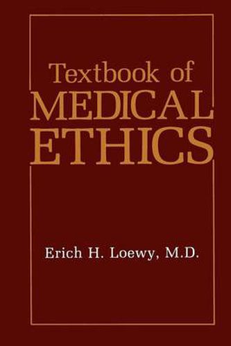 Cover image for Textbook of Medical Ethics