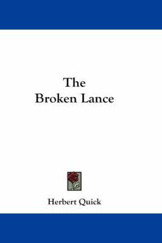 Cover image for The Broken Lance