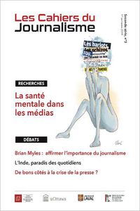 Cover image for Les Cahiers du Journalisme, V.2, NO3: La sante mentale dans les medias