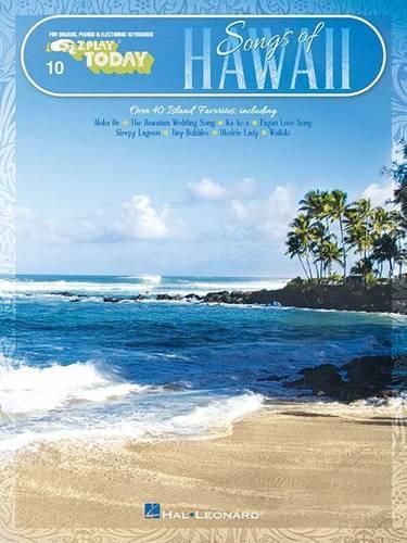 Cover image for Songs of Hawaii: E-Z Play Today #10