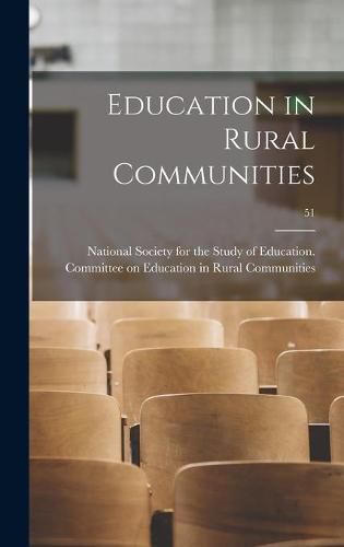 Cover image for Education in Rural Communities; 51