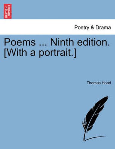 Cover image for Poems ... Ninth Edition. [With a Portrait.]