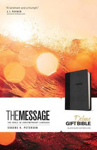 Cover image for Message Deluxe Gift Bible, Black