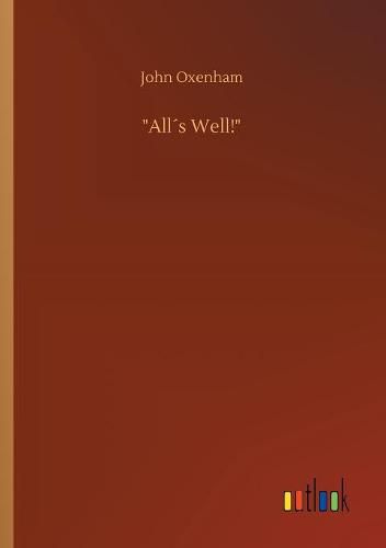 Cover image for Alls Well!