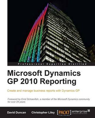 Cover image for Microsoft Dynamics GP 2010 Reporting