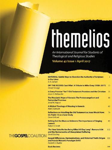 Themelios, Volume 42, Issue 1