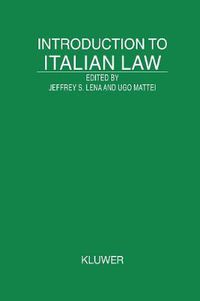 Cover image for Introduction to Italian Law