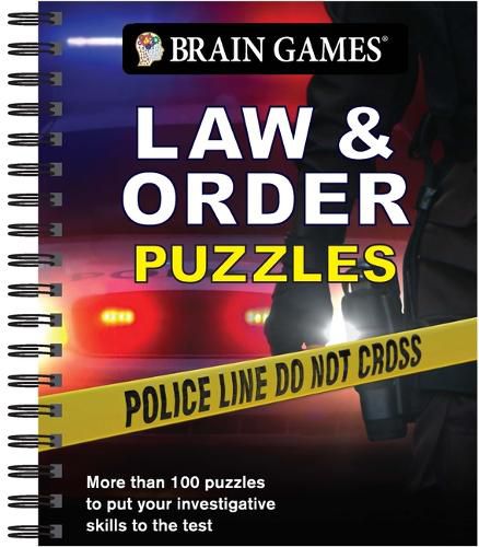 Cover image for Brain Games - Law & Order Puzzles