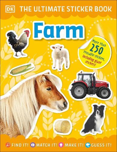 Cover image for The Ultimate Sticker Book Farm